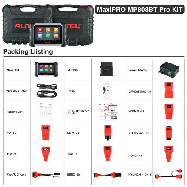 Autel MaxiPRO MP808BT Pro Kit