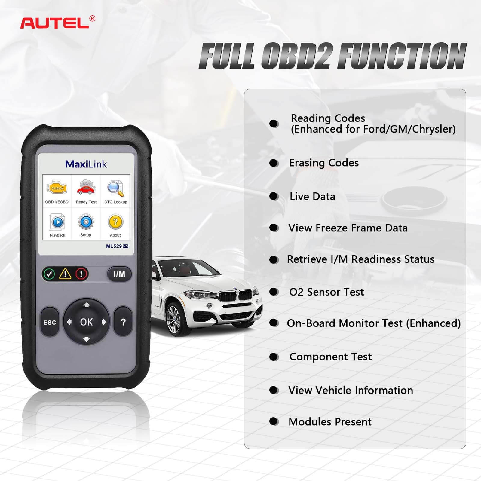 Autel MaxiLink ML529HD OBD2 Scan Tool