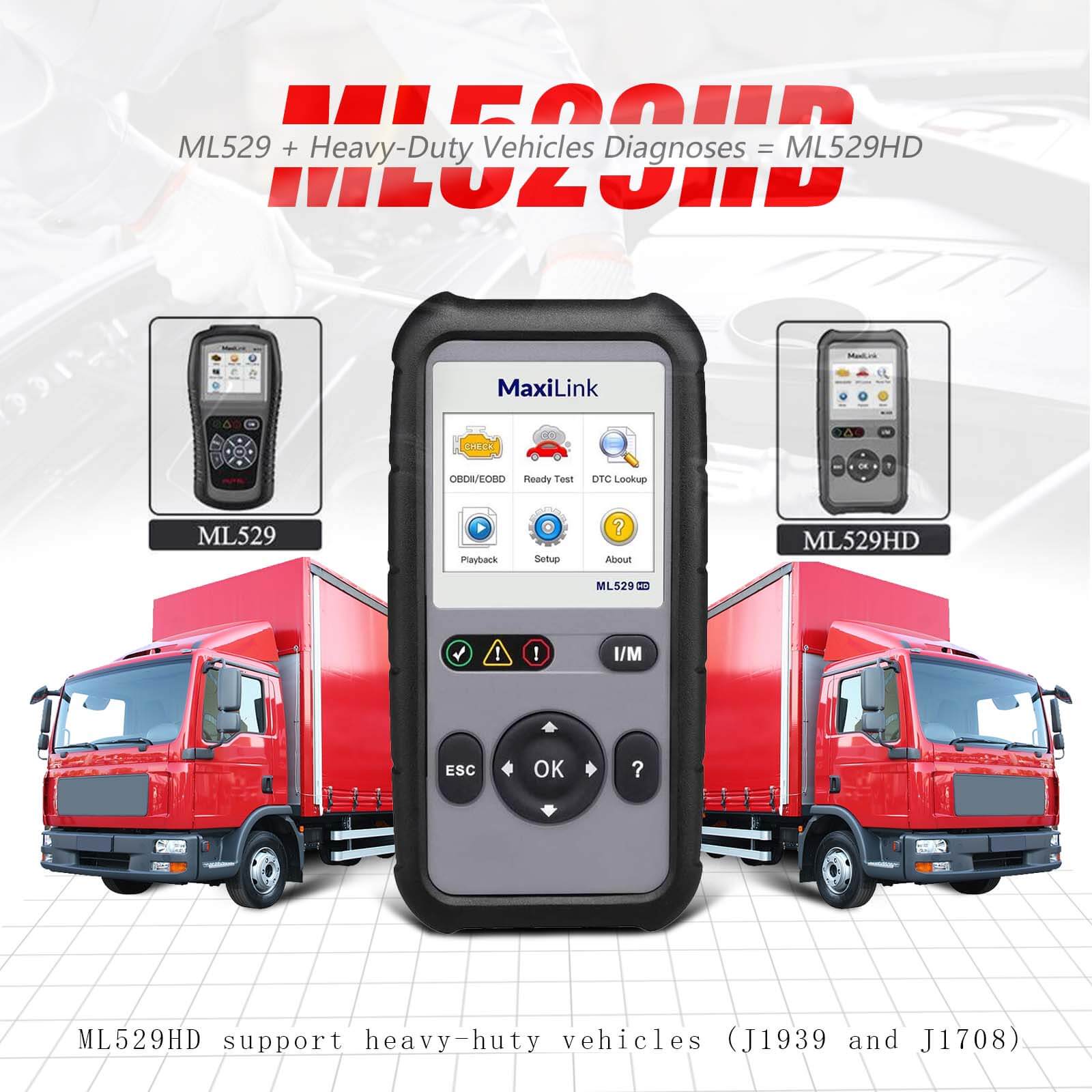 Autel MaxiLink ML529HD OBD2 Scan Tool