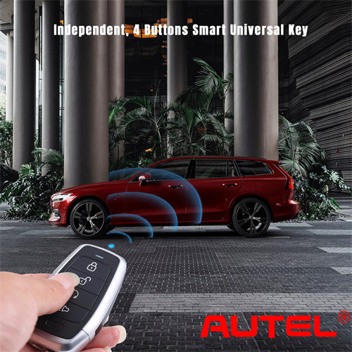 AUTEL IKEYAT004BL Independent 4 Buttons Universal Smart Key