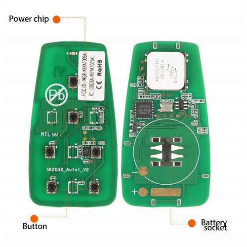 AUTEL IKEYAT006EL Independent 6 Buttons Universal Smart Key