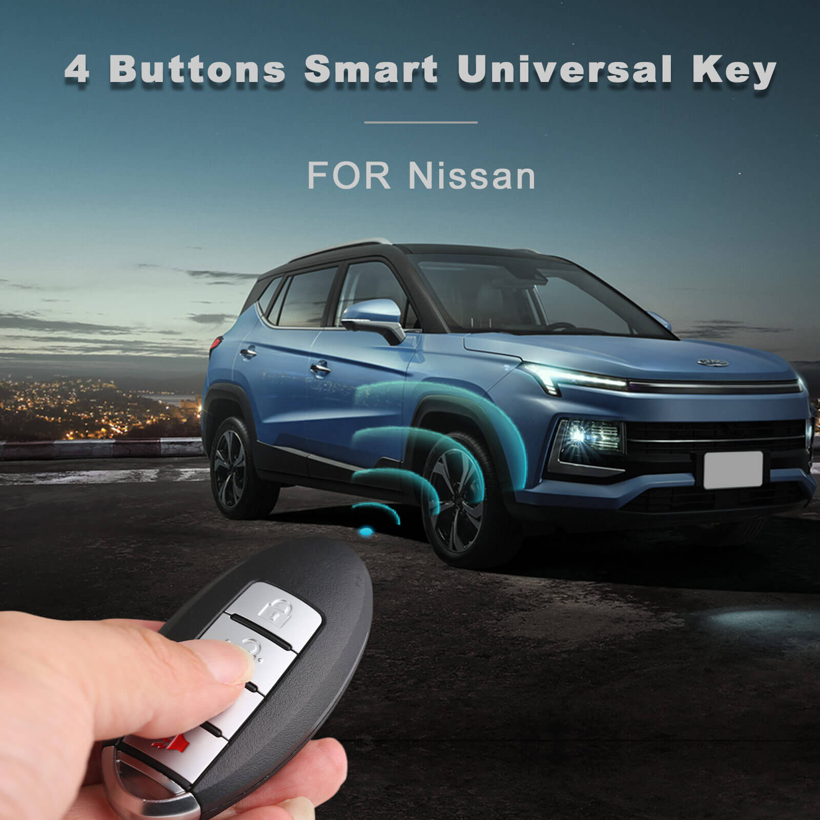 AUTEL IKEYNS004AL 4 Buttons Key for Nissan