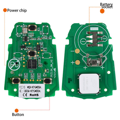 AUTEL IKEYGM004AL 4-Button Universal Smart Key for GM Cadillac
