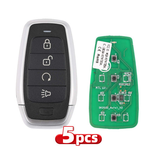 AUTEL IKEYAT004BL Independent 4 Buttons Universal Smart Key