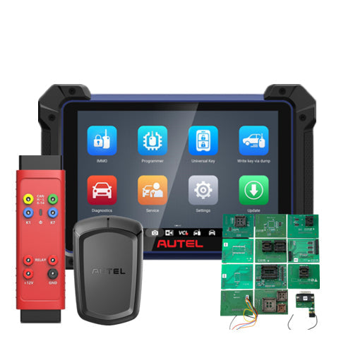 Autel MaxiIM IM608 (Pro) II Automotive Key Programming Tool plus IMKPA Accessories Kit, APB112 Key Simulator and G-Box2 Adapter Bundle