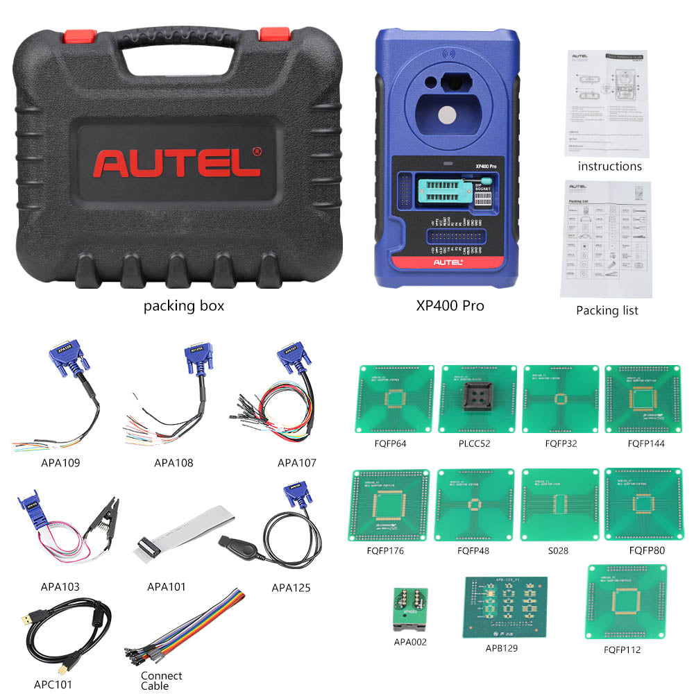 Autel MaxiIM IM508S + XP400 Pro + APB112 Smart Key Simulator + G-Box2 Adapter Bundle