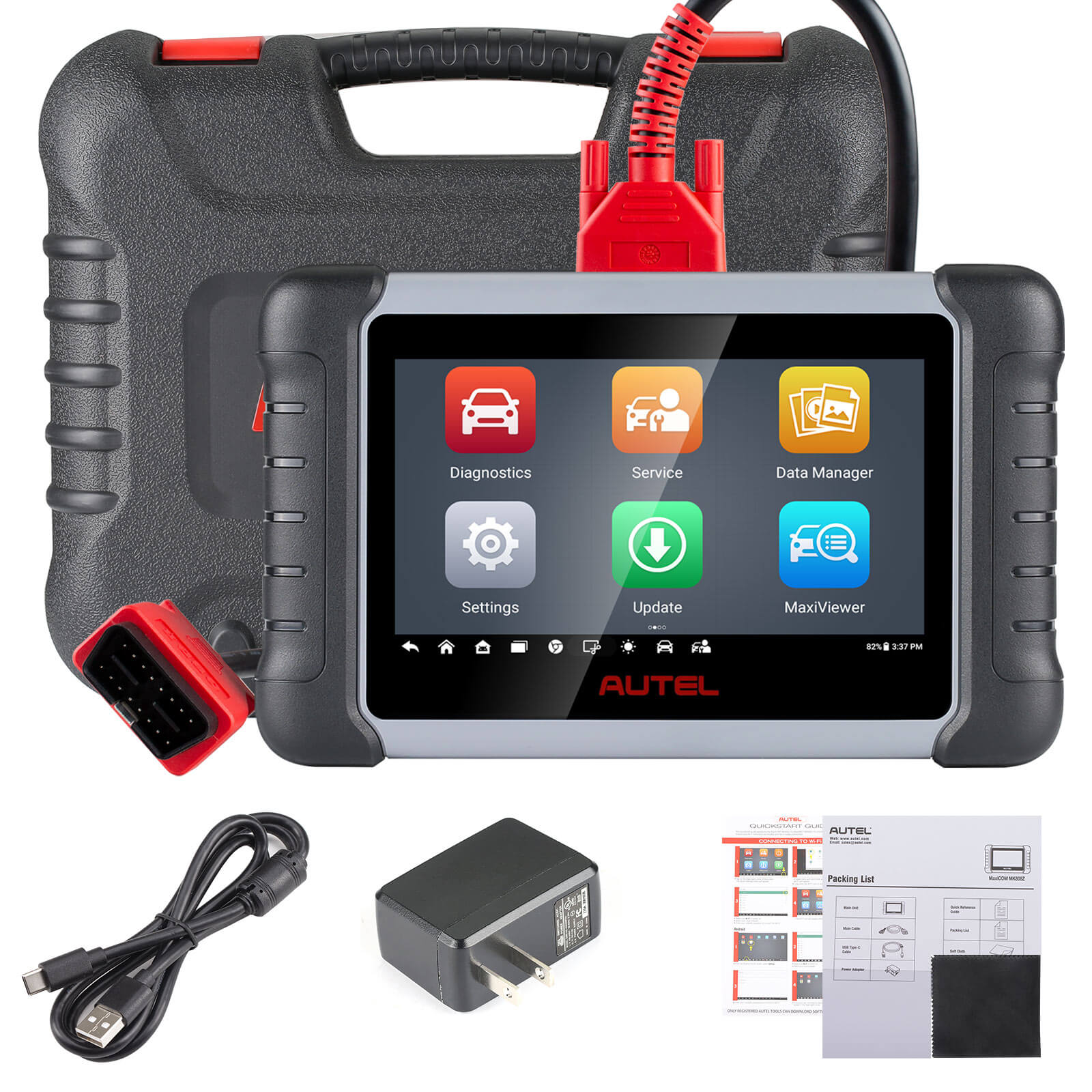 [US Ship] Autel MaxiCheck MX808 Full System Diagnostic & Service Tablet Scan Tool, Ship Autel MaxiCOM MK808Z Instead