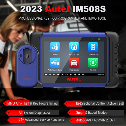 [New Arrivals] Autel MaxiIM IM508S Key Programming Tool with XP200 Programmer, Bi-Directional Control Scan Tool with OE All System Diagnostics, 34 Special Services, with 1PC OTOFIX Smart Key Watch - Foxwell Online Store