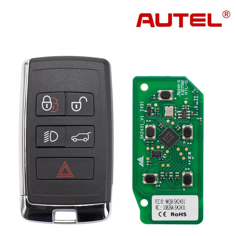 Autel IKEYLR005AL Land Rover Style Smart Key 315/433 MHz 5 Buttons