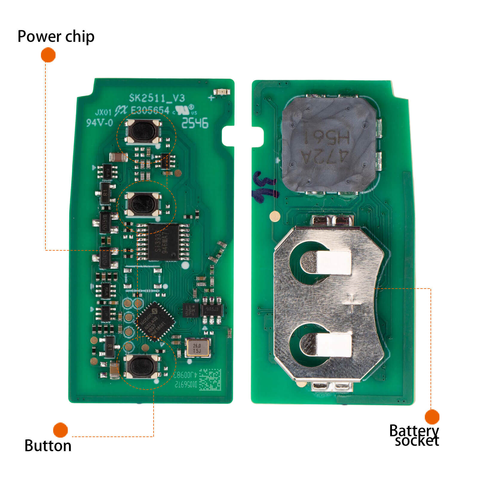 [New Arrivals] AUTEL IKEYTY003AL 3 Buttons 315/433 MHz for Toyota 4D & 8A 1 PC/ 5 PCs/ 10 PCs