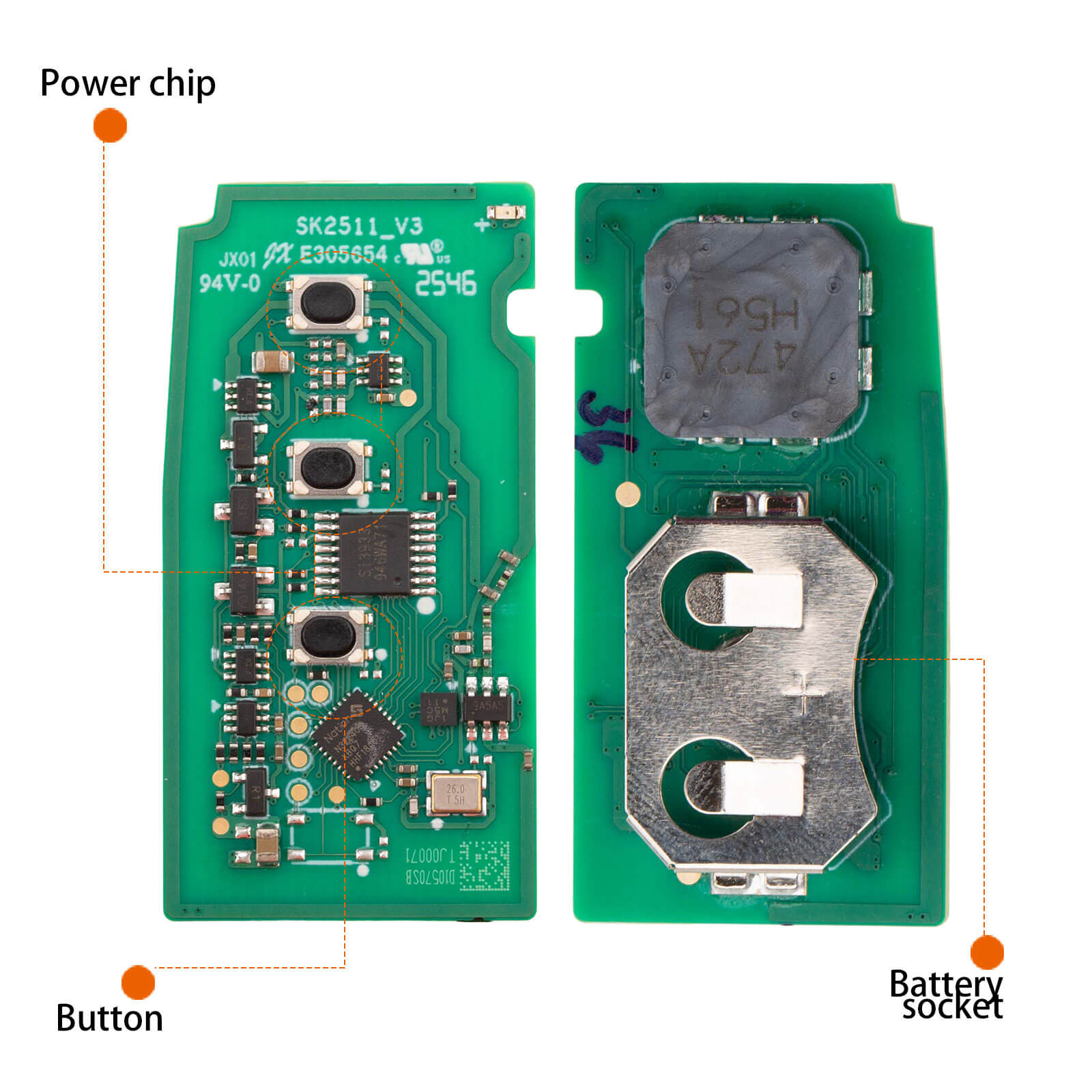 [New Arrivals] Autel IKEYTY003BL Remote Key 3 Buttons for Toyota 4D & 8A 1 PC/ 5 PCs/ 10 PCs