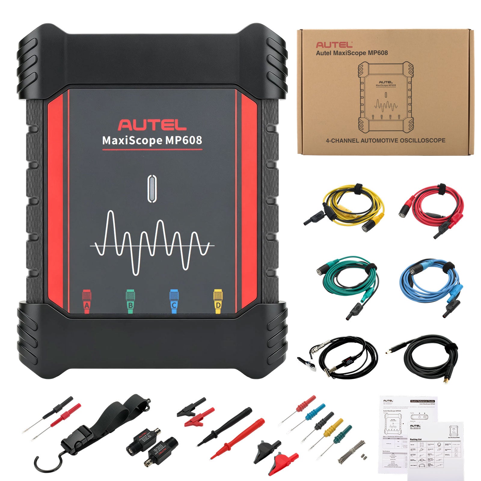 AUTEL MaxiScope MP608 4-Channel Automotive Oscilloscope 8