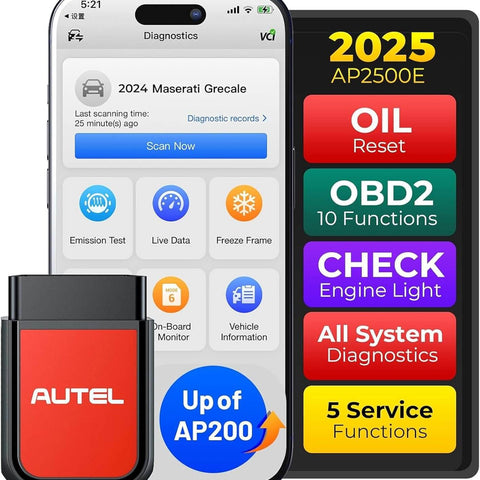 Autel MaxiAP AP2500E Diagnostic Service Scan Tool