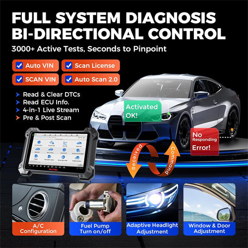 Autel MaxiCOM MK908 PRO II New Automotive Diagnostic Scanner