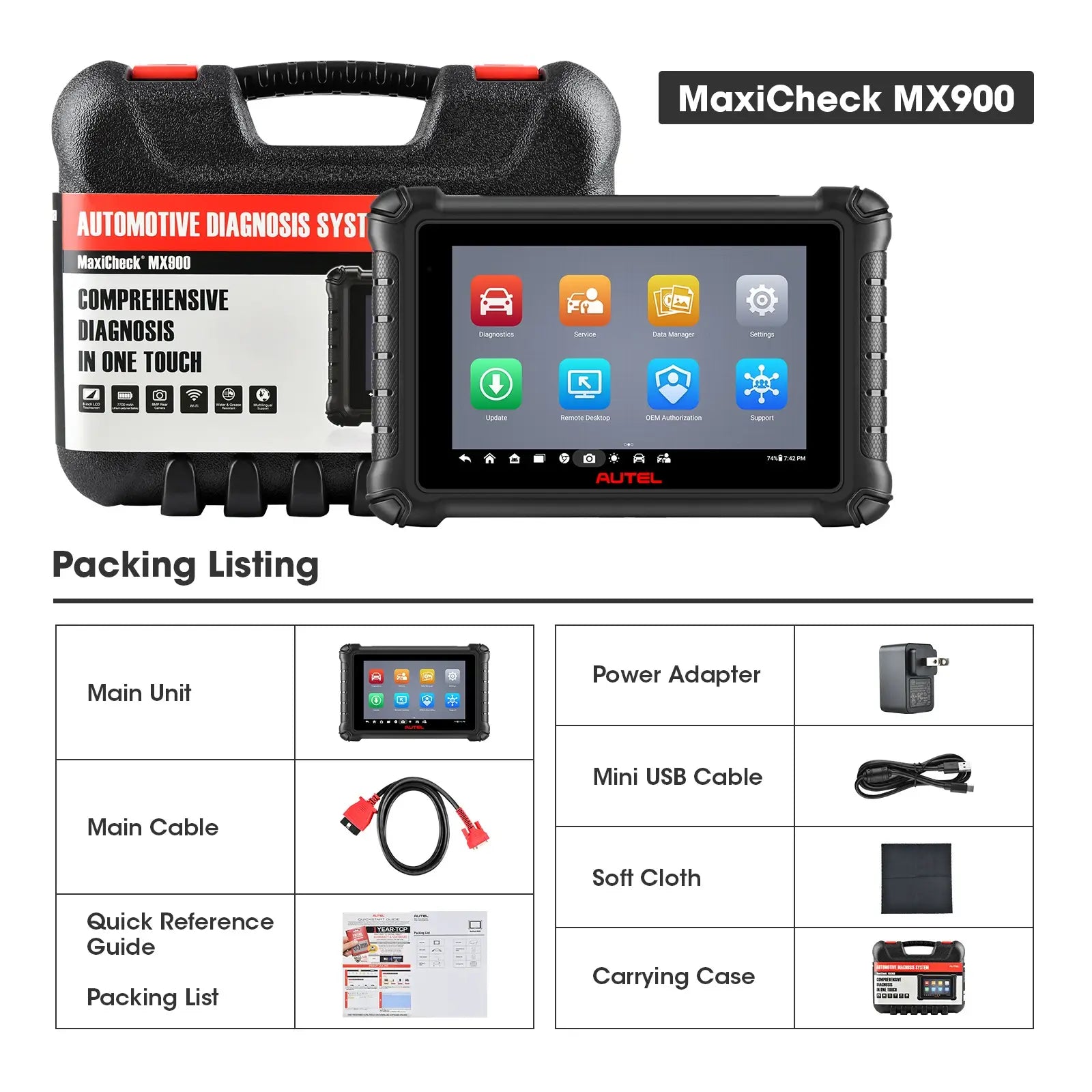 Autel MaxiCheck MX900 Scanner