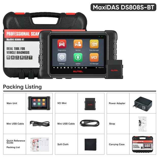 Autel MaxiDAS DS808S-BT Diagnostic Scanner