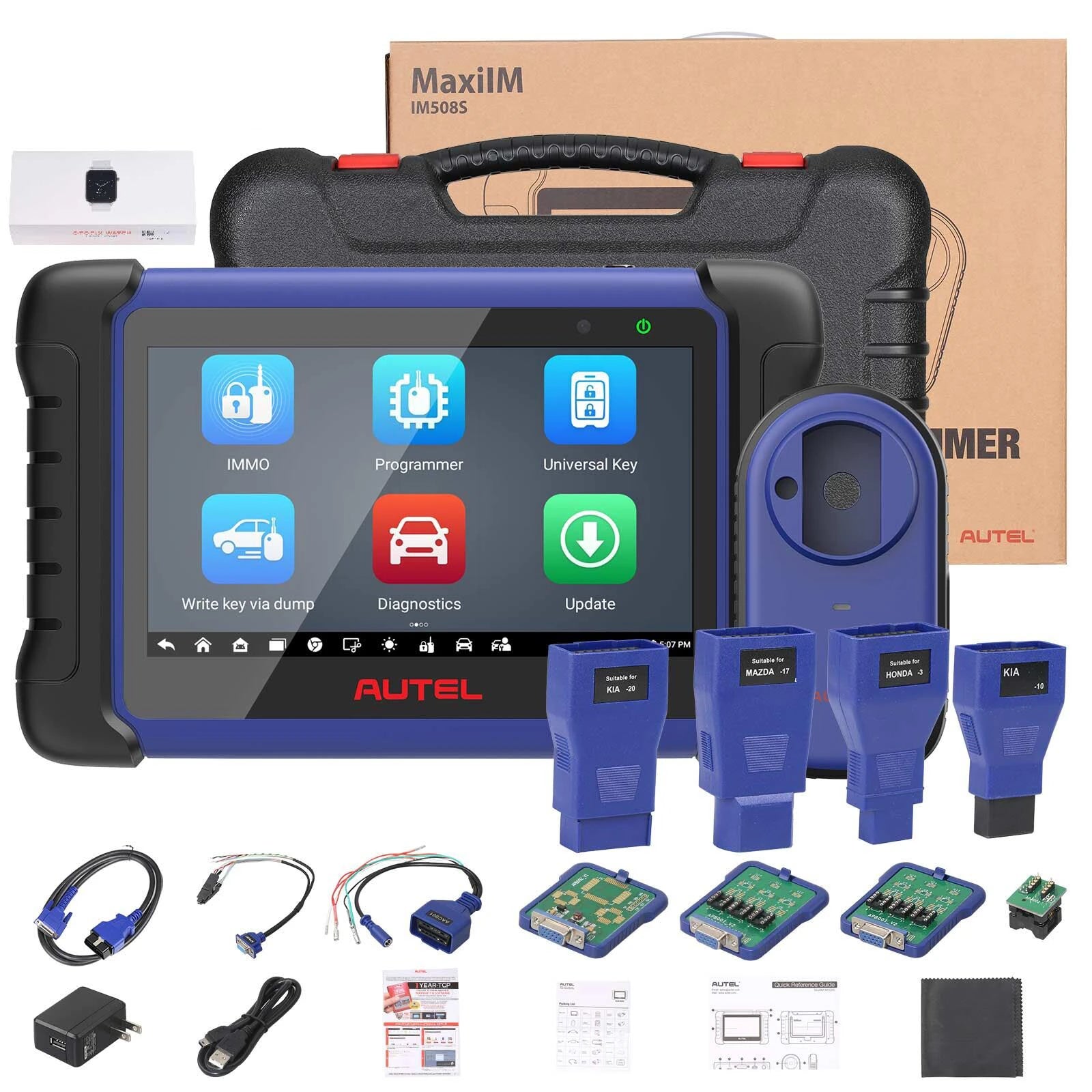 Autel MaxiIM IM508S + XP400 Pro + APB112 Smart Key Simulator + G-Box2 Adapter Bundle