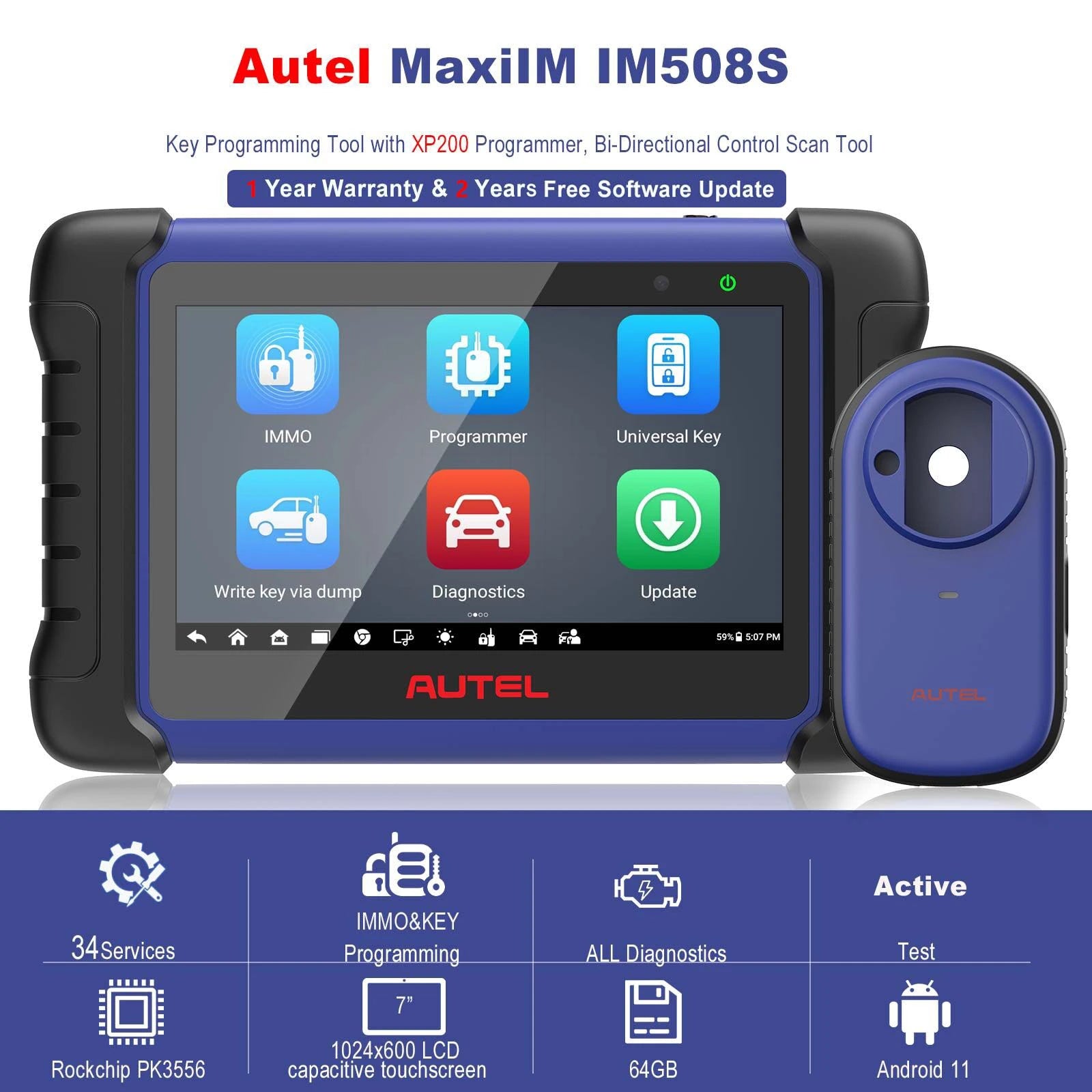 Autel MaxiIM IM508S Key Programming Tool with XP200 Programmer