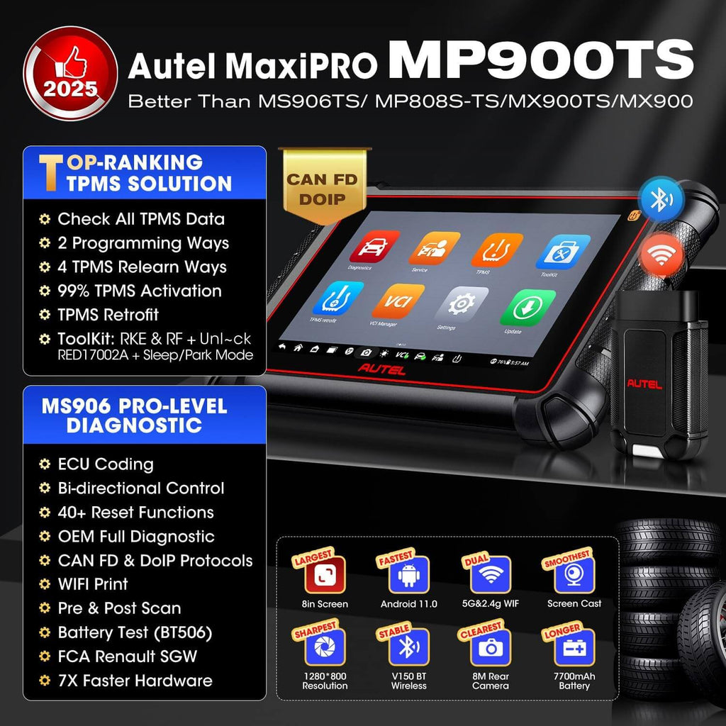 [US Ship] Autel MaxiPRO MP900TS Auto Diagnostic Scanner with Comprehen ...