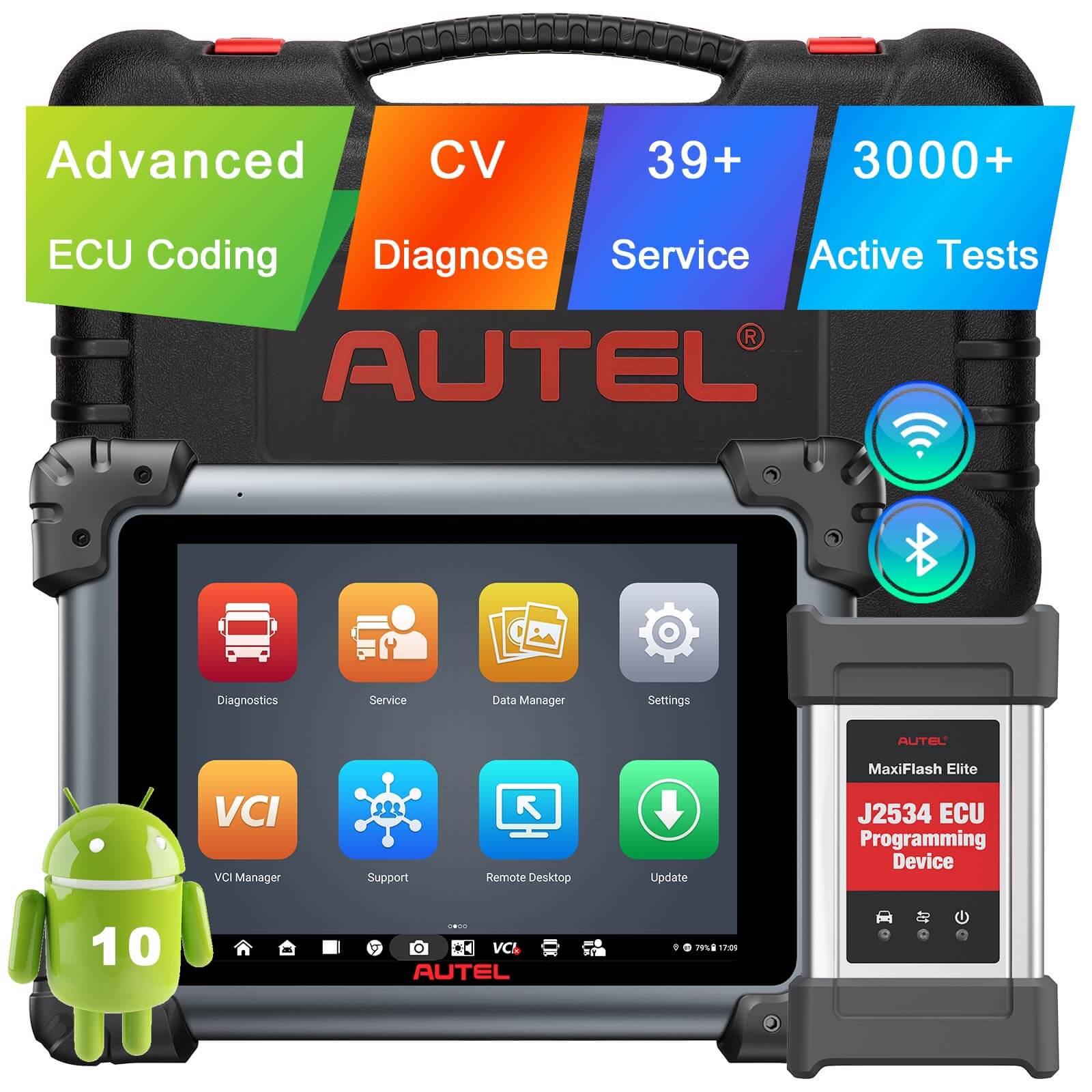 Autel MaxiSys MS908CV II Heavy Duty Truck Scanner 7