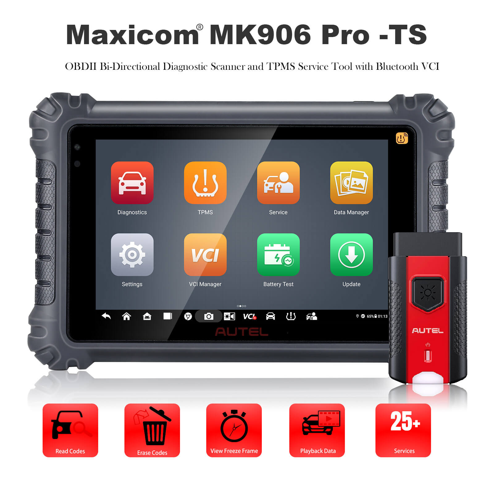 Autel MaxiCOM MK906 PRO-TS OBD2 Scanner