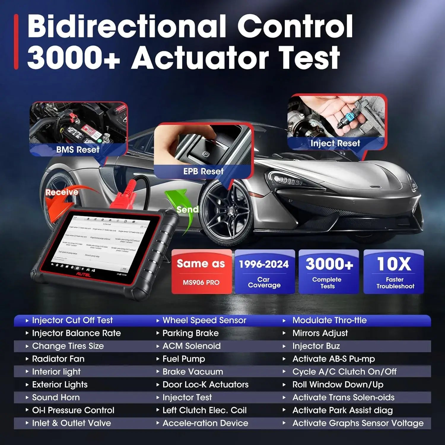 Autel MaxiPRO MP900 Advanced All System Car Diagnostic Scanner