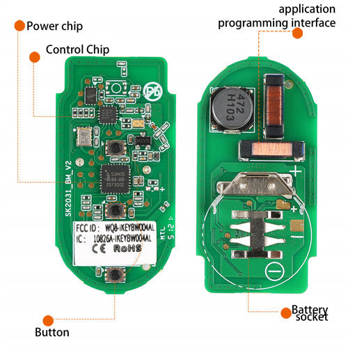 AUTEL IKEYBW003AL 3 Button Key for BMW - Automotive Diagnostic