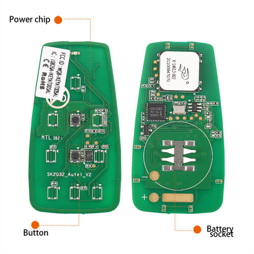 AUTEL IKEYAT002AL Independent 2 Buttons Key