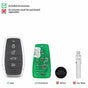 AUTEL IKEYAT004CLAUTEL Independent 4 Button Universal Smart Key