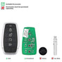 AUTEL IKEYAT004BL Independent 4 Buttons Universal Smart Key