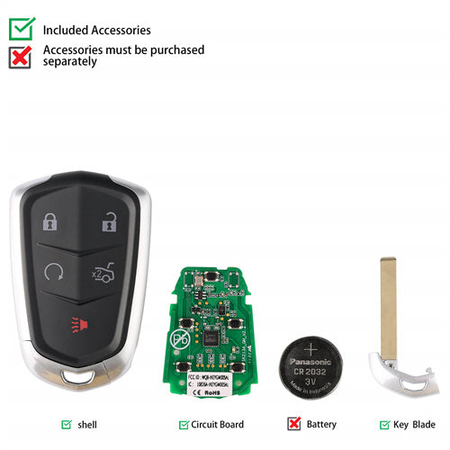 Autel IKEYGM005AL 5 Buttons Key for GM-Cadillac