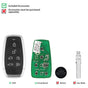 AUTEL IKEYAT006FL Independent 6 Buttons Universal Smart Key - EV Charge / Remote Start / Trunk