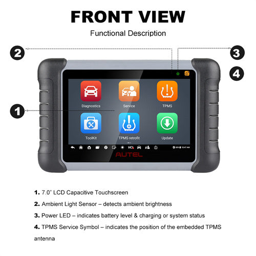 Autel MaxiPRO MP808TS Auto Diagnostic Scanner