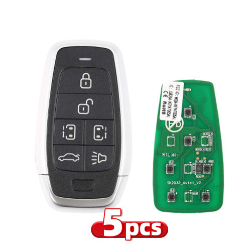 AUTEL IKEYAT006BL Independent 6-Button Universal Smart Key